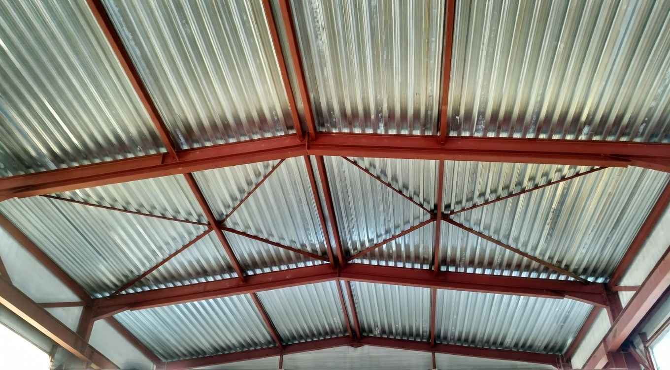 Профнастил Н75 на объекте